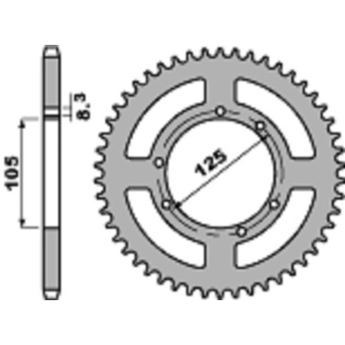 Corona PBR aluminio ultra-light 4413 - 428