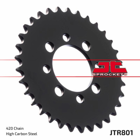 Corona de acero JT 801 30 dientes