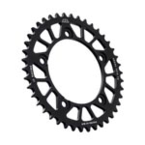 Corona JT Aluminio negro JT 1792 con 43 dientes