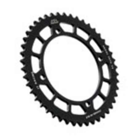 Corona JT Aluminio negro JT 1465 con 47 dientes