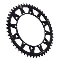 Corona JT Aluminio negro JT 853 con 43 dientes 2