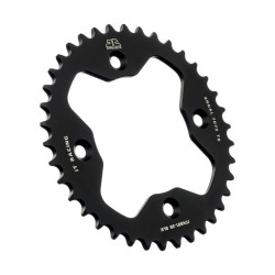 Corona JT Aluminio negro JT 881 con 38 dientes 2