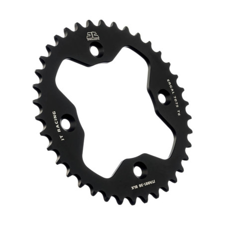 Corona JT Aluminio negro JT 881 con 38 dientes