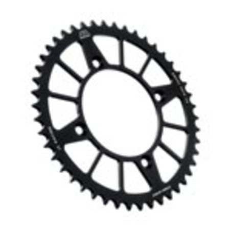 Corona JT Aluminio negro JT 891 con 46 dientes