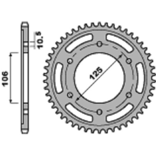 Corona PBR aluminio ultra-light 4530 - 520