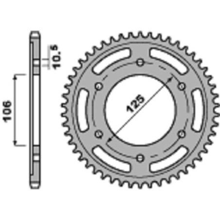 Corona PBR aluminio ultra-light 4530 - 520