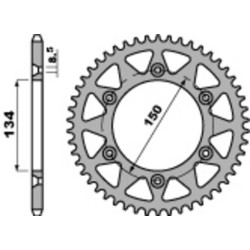 Corona PBR acero C45 estándar 489 - 520