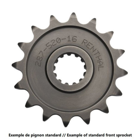 Piñón RENTHAL acero estándar 292 - Paso 520