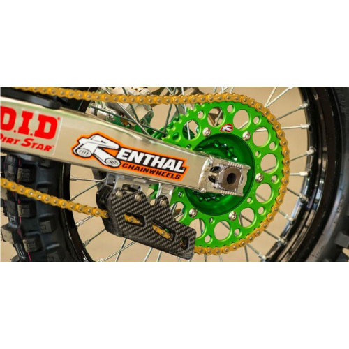 Corona RENTHAL aluminio ultraligera autolimpiable 112U - Paso 520