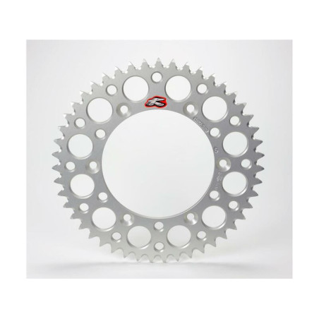 Corona RENTHAL aluminio ultraligera autolimpiable anodizada 210U - Paso 520