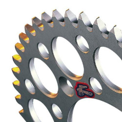Corona RENTHAL aluminio ultraligera autolimpiable anodizada 210U - Paso 520 2