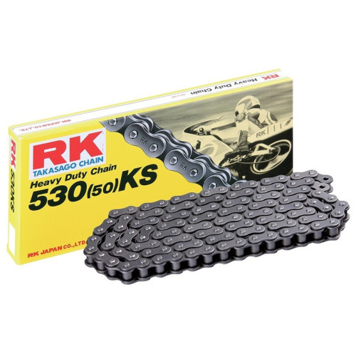 Cadena RK 530KS con 114 eslabones negro