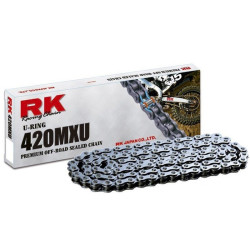 Cadena RK 420MXU con 132 eslabones negro