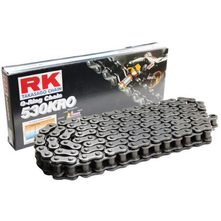 Cadena RK 530KRO con 108 eslabones negro