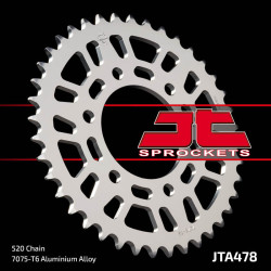 Corona JT SPROCKETS aluminio ultraligera 478 - Paso 520 2