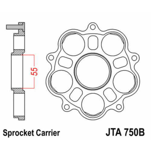 Portacoronas JT750B