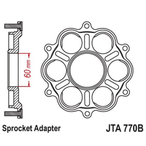 Portacoronas JT770B