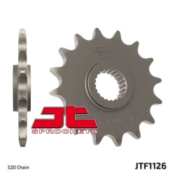 Piñón JT SPROCKETS acero estándar 1126 - Paso 520