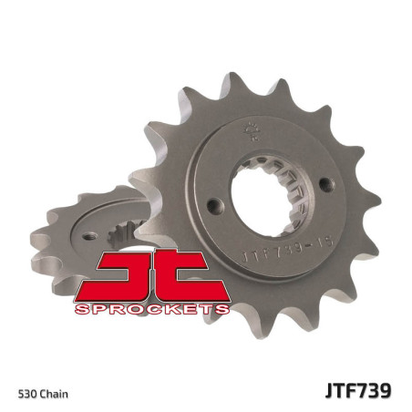 Piñon JT 739 de acero con 15 dientes