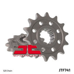 Piñón JT SPROCKETS acero estándar 741 - Paso 525 2
