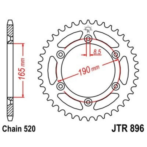 Kit cadena JT 520HDS (13-52-114)