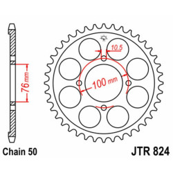 Kit cadena JT 530X1R (14-46-112) 2