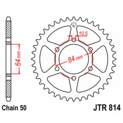 Kit cadena JT 530X1R (16-45-104) 2