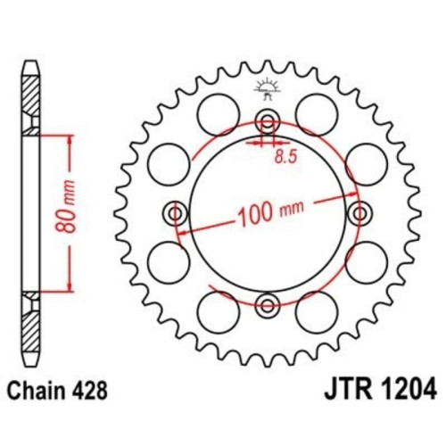 Kit cadena JT 428HDR (13-49-114)