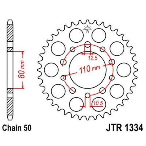 Kit cadena JT 530X1R (16-39-120)