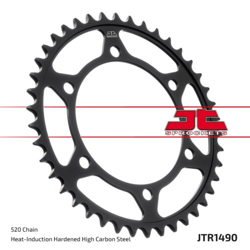 Kit cadena JT 520X1R (15-37-104) Piñon con goma reductora de ruido