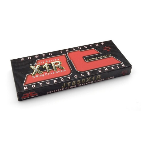 Kit cadena JT 530X1R (15-48-110) Piñon con goma reductora de ruido