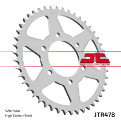 Corona JT SPROCKETS acero estándar 478 - 520 2