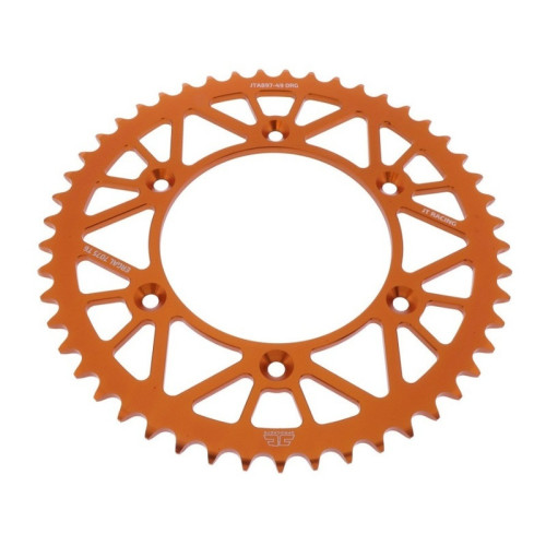 Corona JT SPROCKETS Racelite aluminio negro 897 - 520