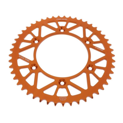 Corona JT SPROCKETS Racelite aluminio negro 897 - 520