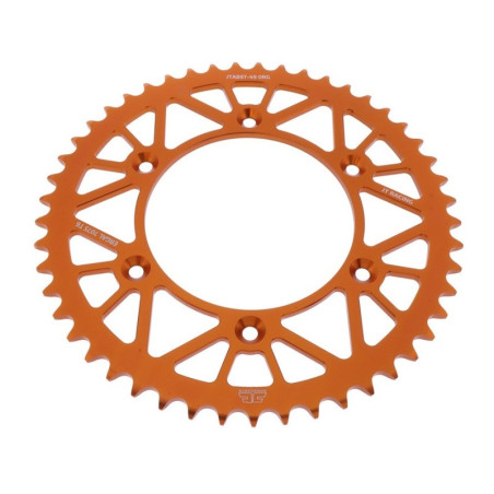 Corona JT SPROCKETS Racelite aluminio negro 897 - 520