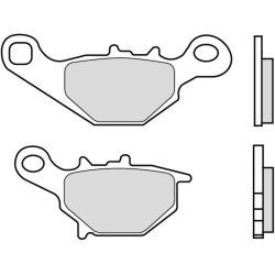 Pastillas de freno orgánicas Brembo 07036 2