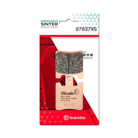 Pastillas de freno sinterizadas Brembo 07037XS