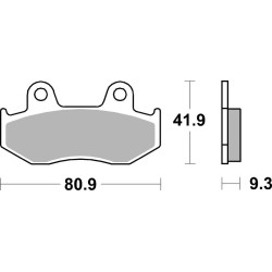 Pastillas de freno sinterizadas Brembo 07038XS