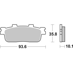 Pastillas de freno sinterizadas Brembo 07040XS