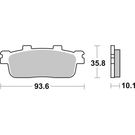 Pastillas de freno sinterizadas Brembo 07040XS