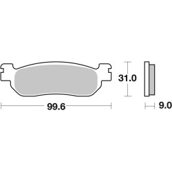 Pastillas de freno sinterizadas Brembo 07043XS