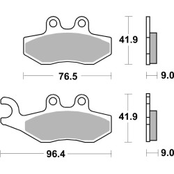 Pastillas de freno sinterizadas Brembo 07056XS
