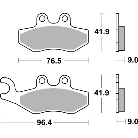 Pastillas de freno sinterizadas Brembo 07056XS