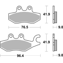 Pastillas de freno sinterizadas Brembo 07060XS