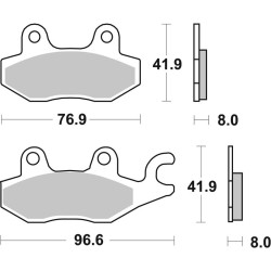 Pastillas de freno sinterizadas Brembo 07071XS