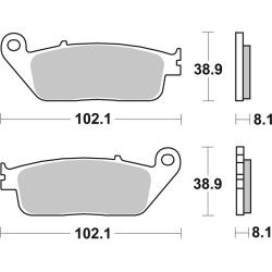 Pastillas de freno sinterizadas Brembo 07074XS