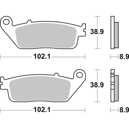 Pastillas de freno sinterizadas Brembo 07075XS