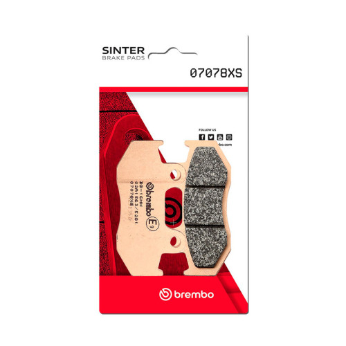 Pastillas de freno sinterizadas Brembo 07078XS