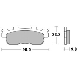 Pastillas de freno orgánicas Brembo 07085 2