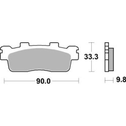 Pastillas de freno sinterizadas Brembo 07085XS